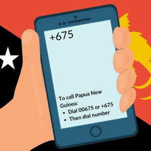 Dialing Code +675, Country Code +675, Prefix .